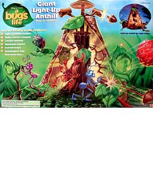A Bugs Life - Disney Pixar - Giant Light-up Anthill Action Figure Playset