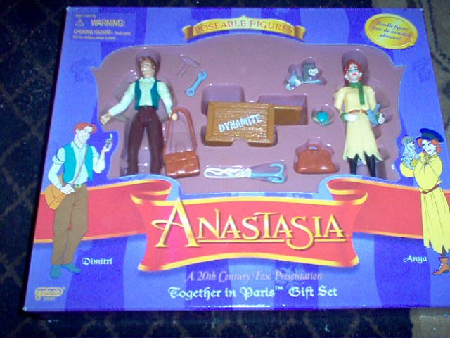 Anastasia Together in Paris Action Figure Gift Set