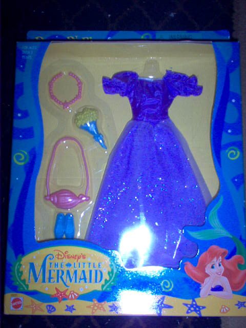 Little Mermaid Dress 'n Play Purple Fashion