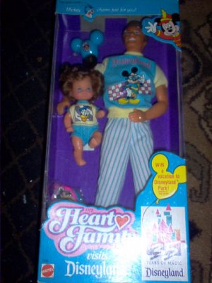 Heart Family Disneyland Father & Boy