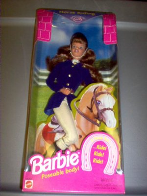 Horse Riding Barbie w/ Posable Body