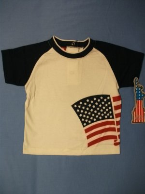 Target Baby American Flag Tee - size 9m