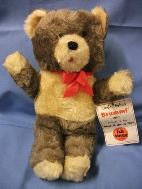 Rare Vintage Brummi German Singing Bear