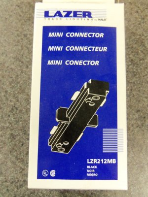 Halo Lazer Track Lighting Mini Connector - Black - Set of 4