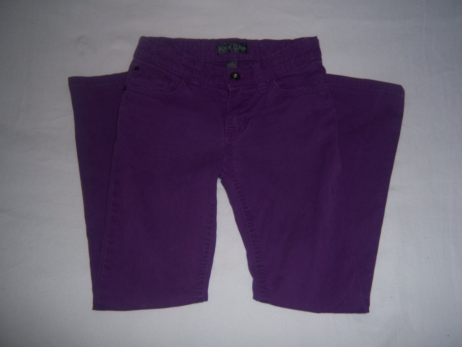 The Childrens Place Girl's Purple Denim Jeans Size 8