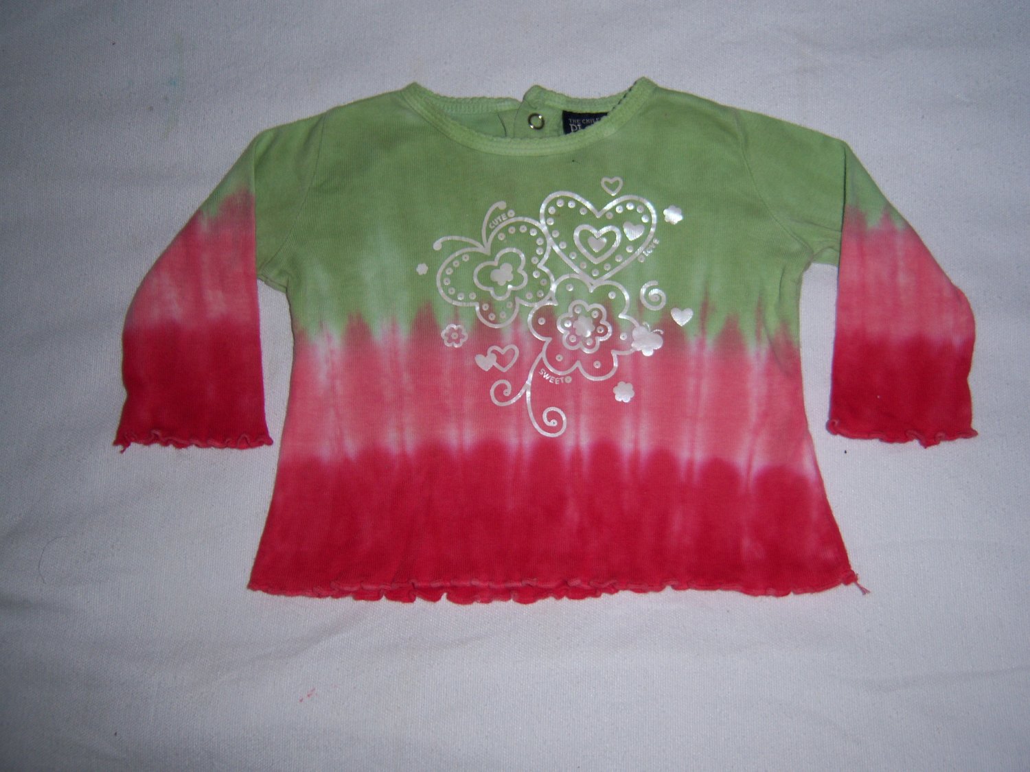 CHILDRENS PLACE INFANT BABY GIRLS LONG SLEEVE TOP 6-9M