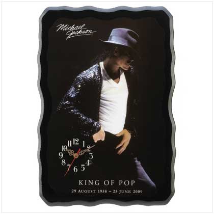 King of pop wall clock