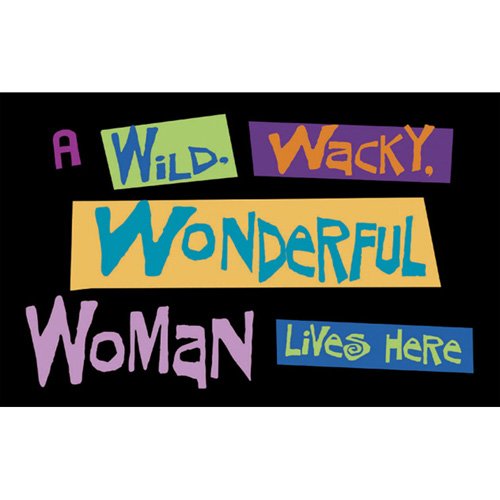 Wild Wacky Wonderful Woman Doormat