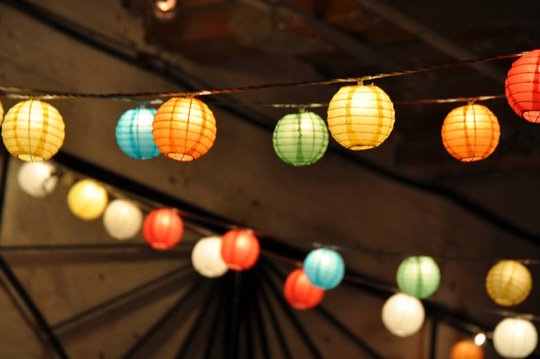 String of Paper Lanterns