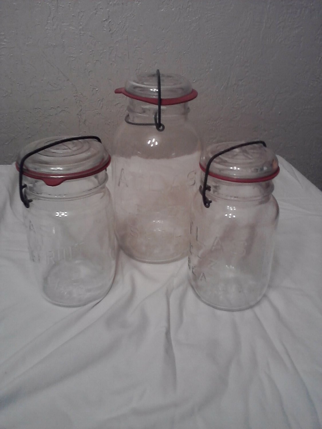 Atlas Glasstop Mason Jars (3)
