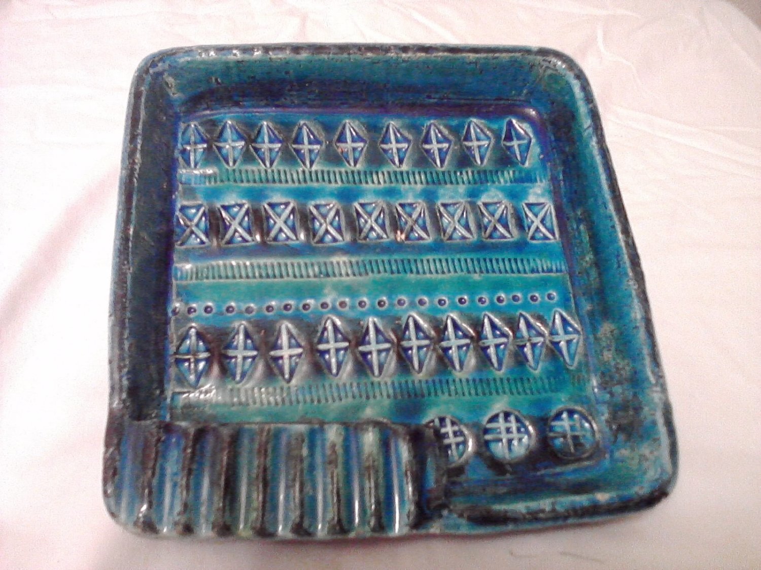 Hand Made Italian Ceramic Ashtray