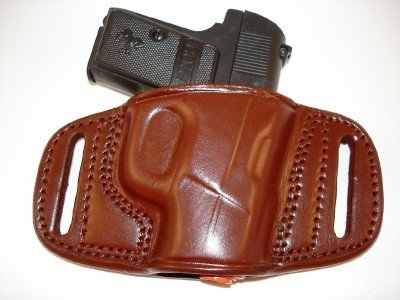 Tagua Leather LEFT HAND Belt Slide Holster for Ruger LCP 380 and Kel-Tec 380