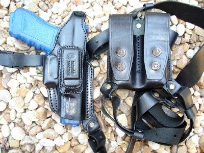 Leather Multi-Function Shoulder Holster for SPRINGFIELD XD9 40, XDM45