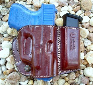 Gazelle Belt Slide Holster with Attached Mag Magazine Pouch for GLOCK 17 19 26 34 and More