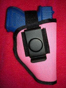 Pink Nylon Gun Holster for GLOCK 26 and 27