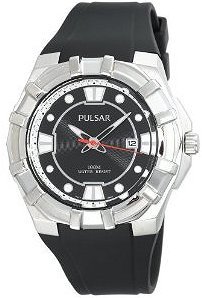 Closeout Pulsar by Seiko Quartz Calendar/Strap PXH633