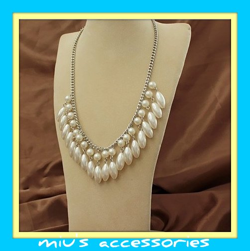 Miu's Antique Style Wedding Collar Necklace (mis.6)