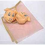 Piggy Mesh Bath Toy Holder