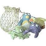 Terry Bath Critters In Sisal Bag