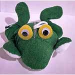 Terry Cloth Frog Sponge