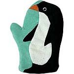 Children's Bath Mitt- Penguin