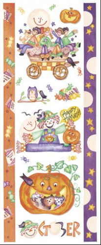 October Scrapbook Sticker Sheet