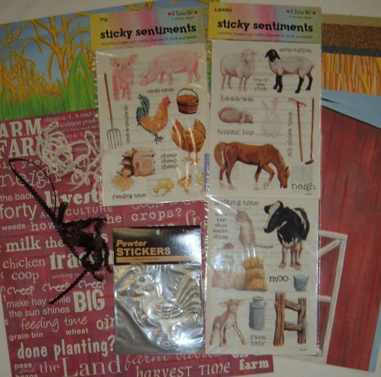 Farm 12x12 scrapbook kit