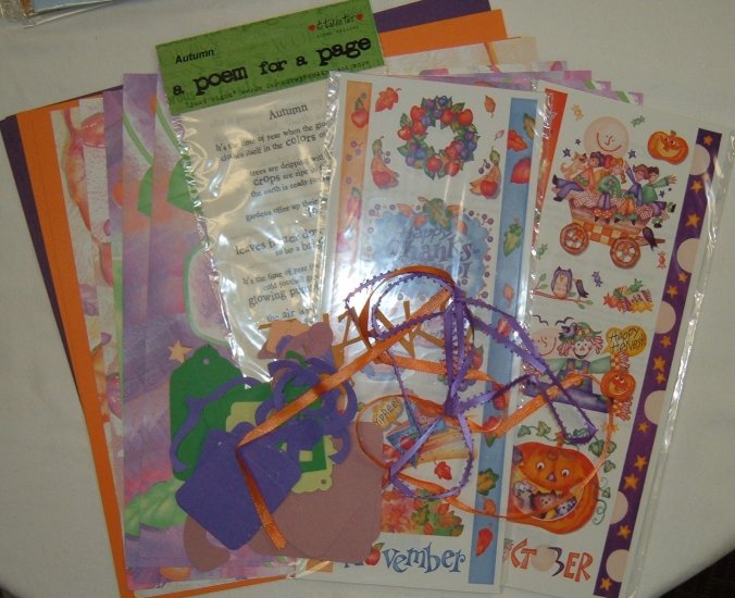 Fall 12x12 Scrapbook Kit