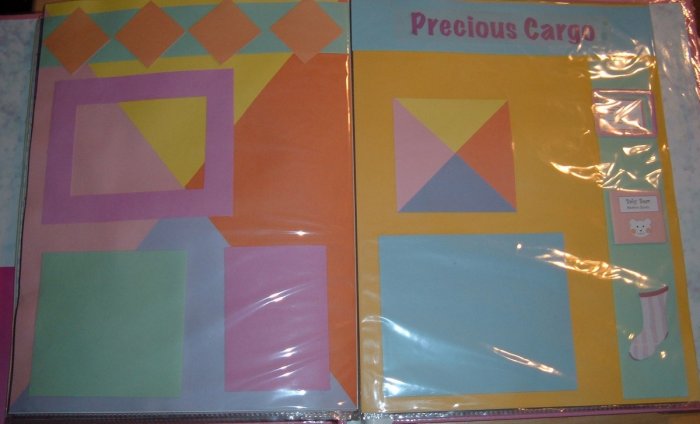 Baby Girl Pre Made Scrapbook by Colorful Memories
