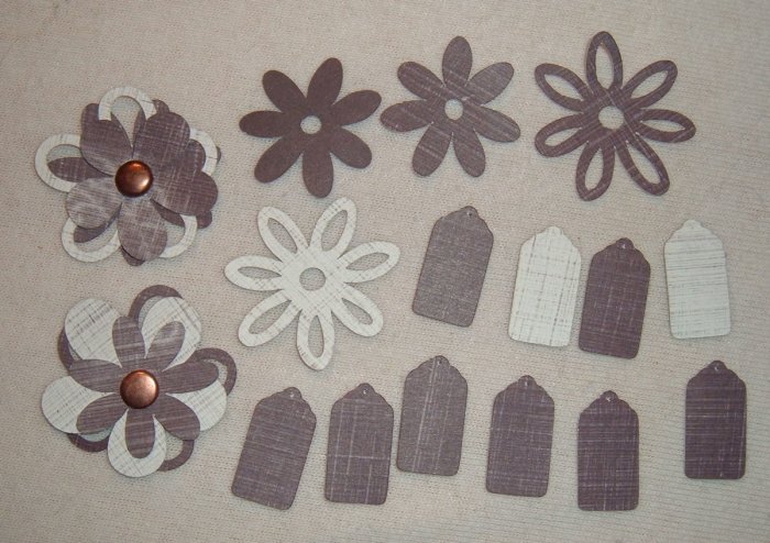 Purple Fowers and Tags