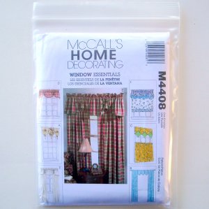 McCalls Window Treatment Sewing Pattern 4121 for by RibbonSalad