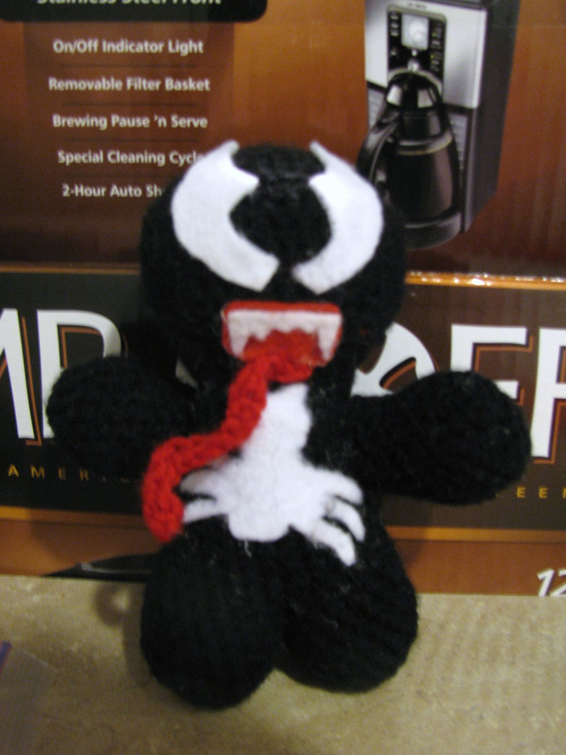 Super Villian Crochet doll: Venom