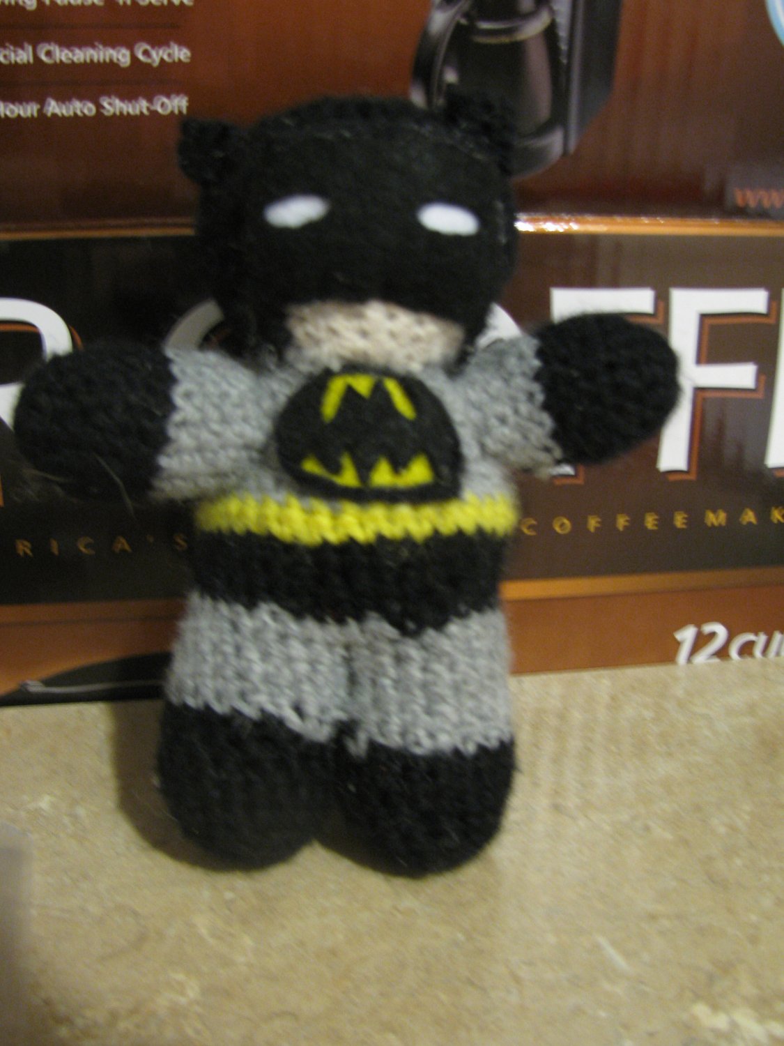 Super Hero Crochet doll: Batman