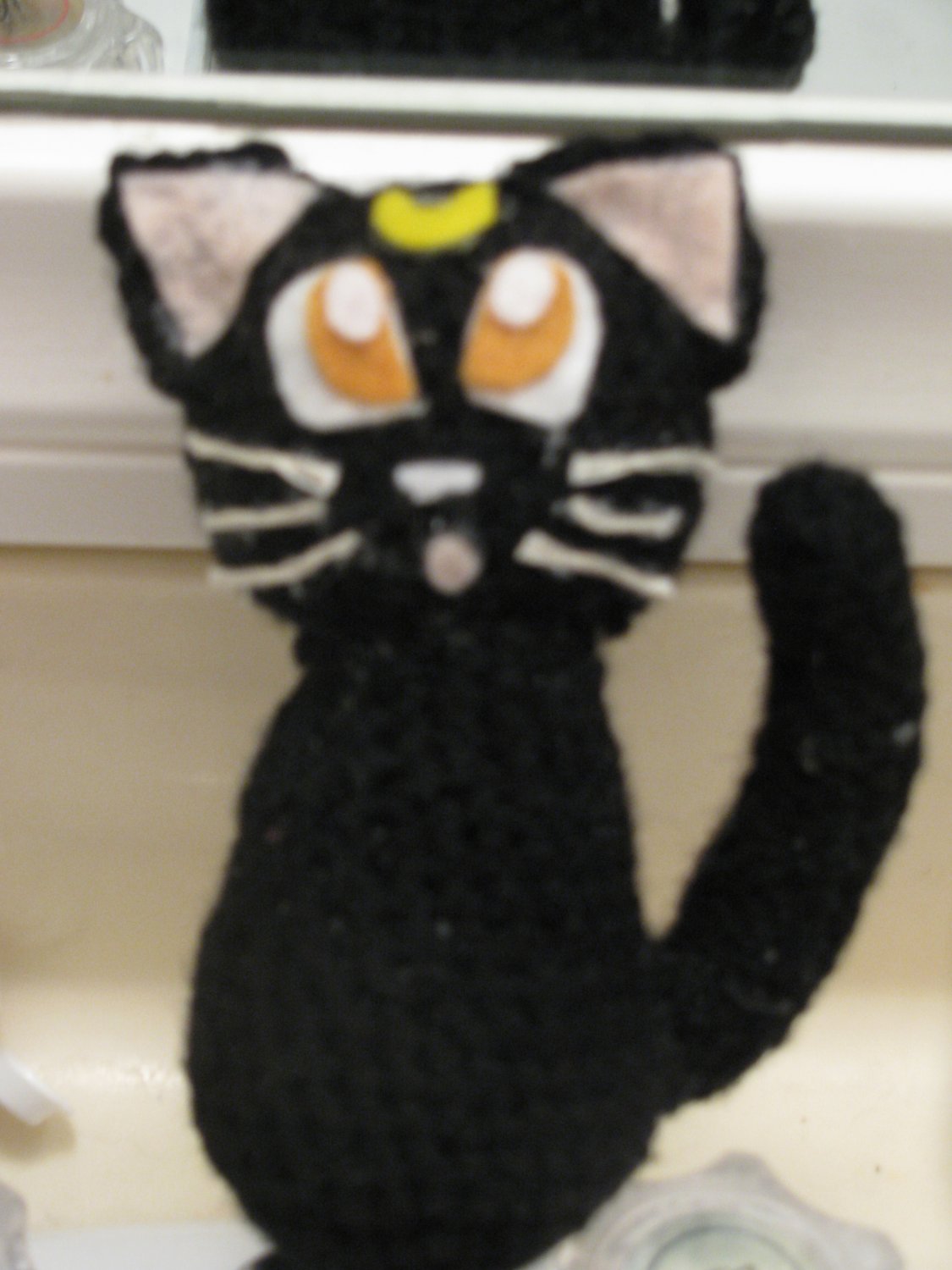 SAILOR MOON crochet doll: LUNA