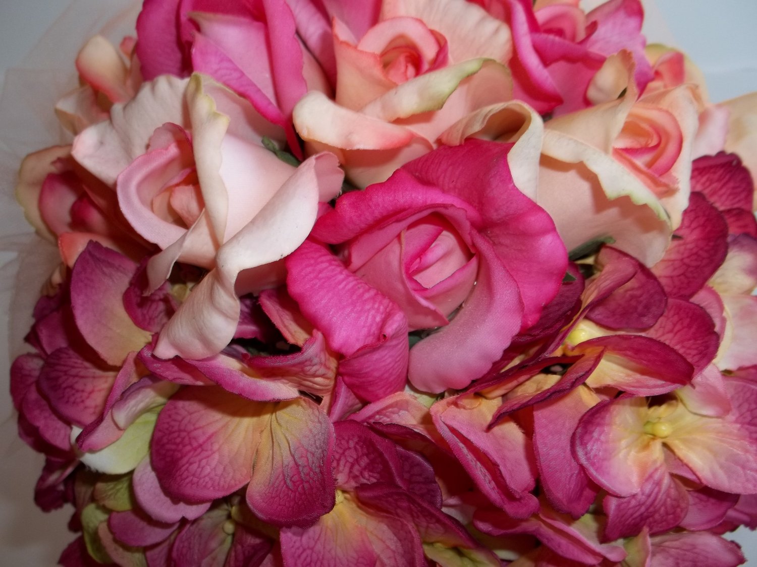 Ready to ship.TrueTouch Cascading Bouquet. These look & feel like real Flowers.