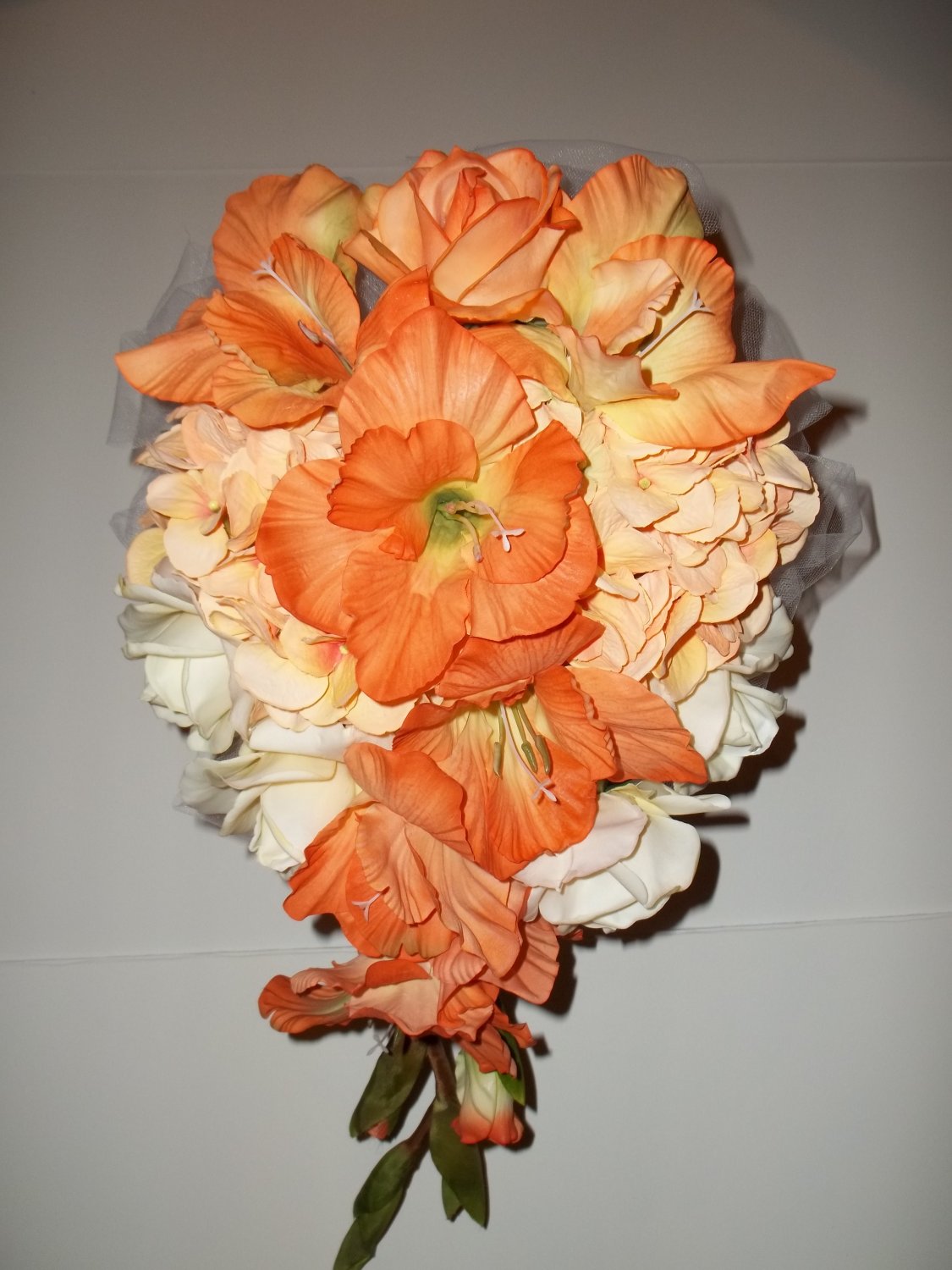 13 Piece Wedding Bouquet Set. True Touch Flowers.