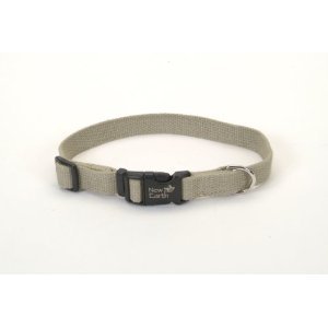 New Earth Soy Dog Collar Olive Fits 8 - 12 Inch