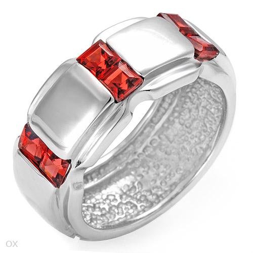 1.30ct Garnet Wedding Band Ring Sz 6