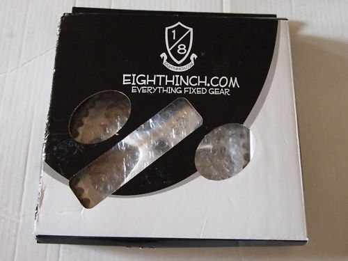 EIGHTHINCH TRACK CRANK SET 170MM 46T 1/8" IN SILVER