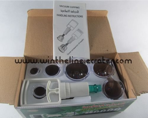 Cupping set 6 pcs cupping glass/cupping product/cupping device/cupping therapy Freeshipping