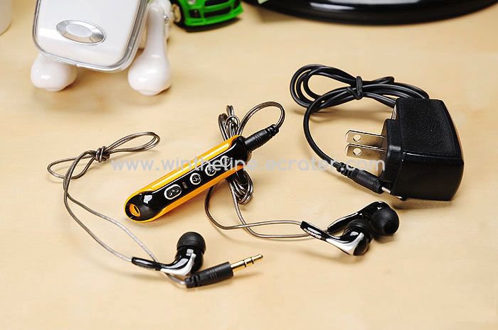 Bluedio AVX6 Wireless Stereo Bluetooth Headset A2DP Clip-on Design(Yellow color) -- Freeshipping