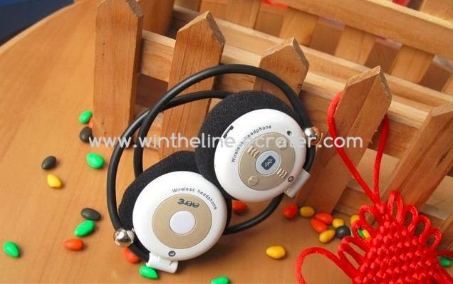Evere T909S Bluetooth Wireless Stereo Headphone support A2DP White -- Freeshipping