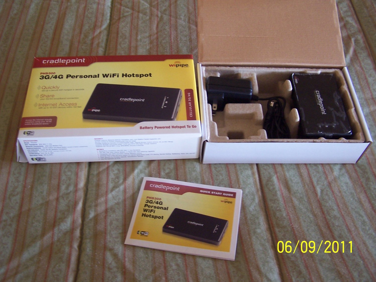 Cradlepoint PHS300 PHS 300 3G/4G Wifi Hotspot