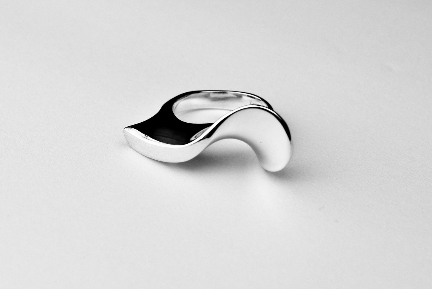Wave Silver Ring
