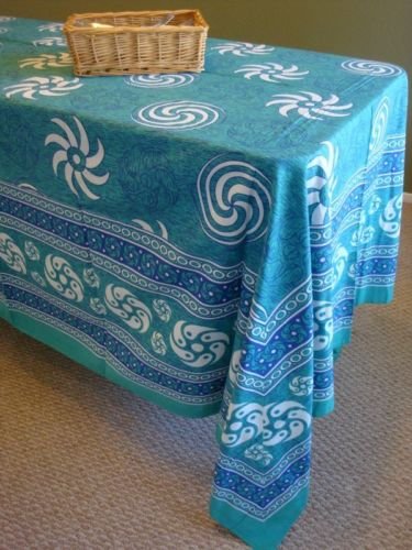Rectangular Spiral Design Table cloth Tapestry