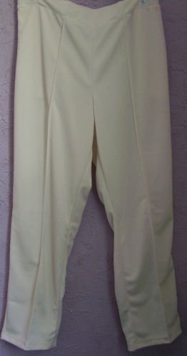 Pants - Ladies Ivory Polyester - Size 18 - NIP