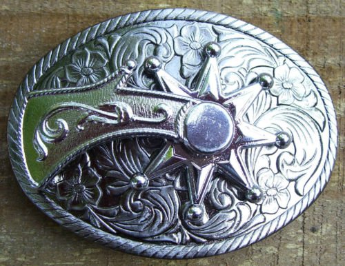 Belt Buckle - Spinning Spur - Vintage 70s