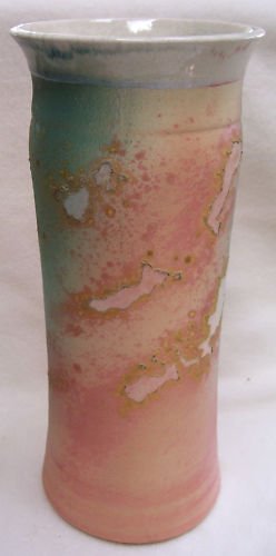 Vase-Evans Pottery-southwest motif-11.5"