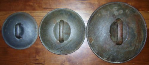 Cast Iron Skillet Lids - 3 sizes
