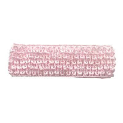Light Pink Crochet Headband
